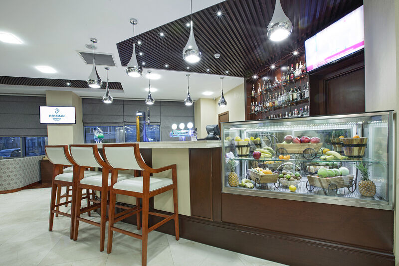 Dedeman Oskemen Tavros Hotel Ustʼ-Kamenogorsk Εξωτερικό φωτογραφία The lounge at the airport